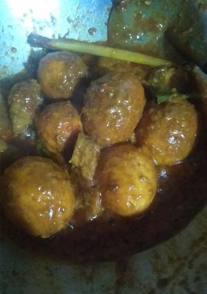 Foto resep Rendang telor tempe