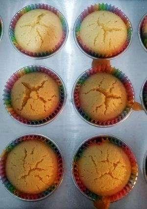 Foto resep Vanilla Cup Cake No Mixer Simple Banget