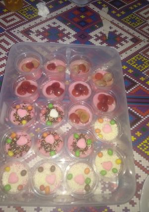 Foto resep Pudding Pop ice ultah