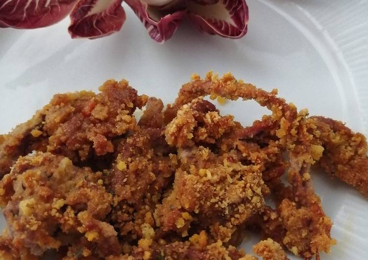 Straccetti di carne con panatura croccante alla paprika