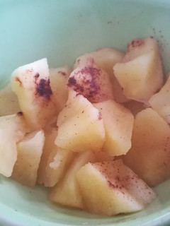 Una foto de Manzana al microondas