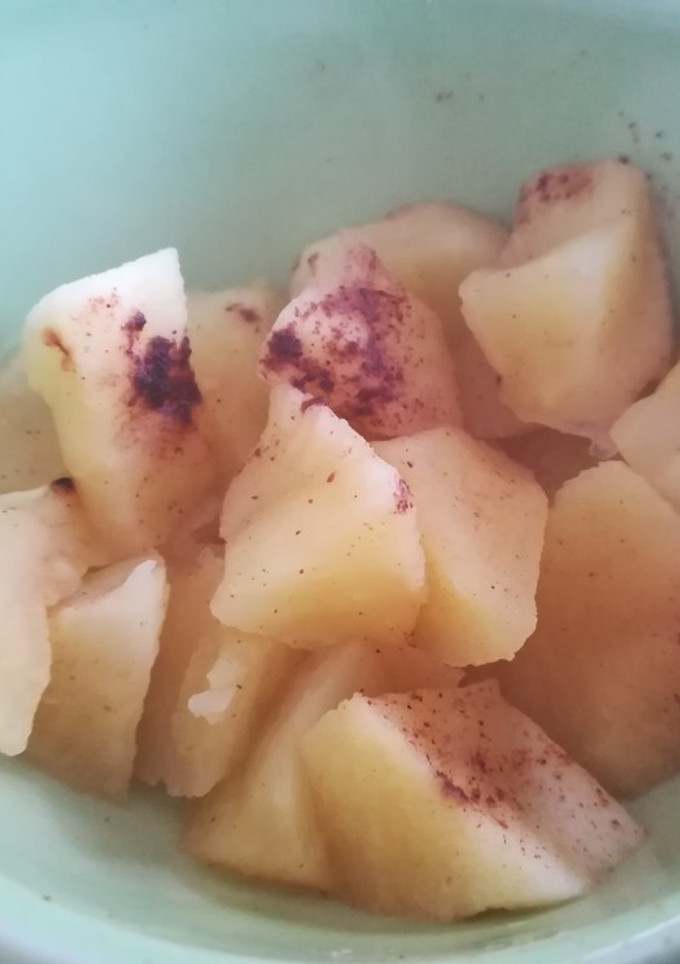 Una foto de Manzana al microondas