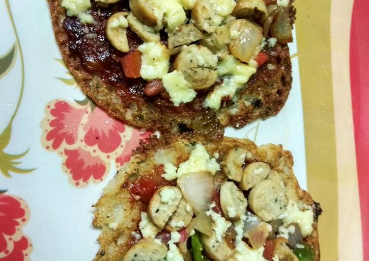Step-by-Step Guide to Make Super Quick Homemade Rava Uttapam chicken pizza