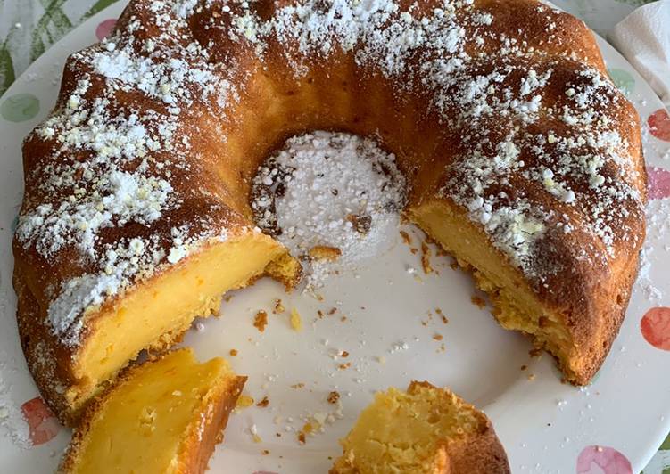 Bizcocho en Thermomix de 🍊 naranja y plátano 🍌
