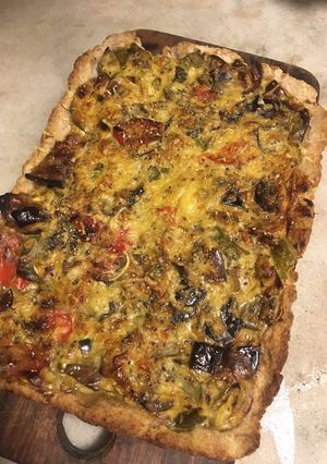 Una foto de Tarta rústica de vegetales