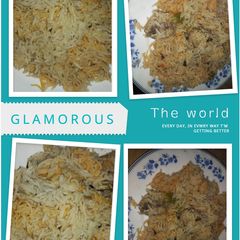 Chicken pulao biryani A picture of Chicken pulao biryani.