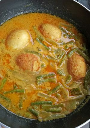 Foto resep Lodeh Kacang Manisa Telur no Rebyek
