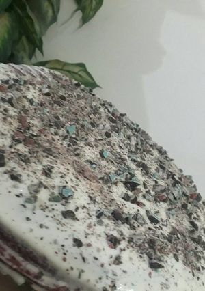 صورة لوصفة كيك ريد فلفت بالكريمه ❤