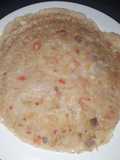 Spicy bambara (starch omelette)