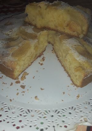 Una foto de Torta de manzana rre fácil y económica