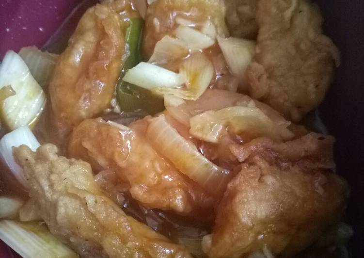 Koloke pakai bumbu saori asam manis