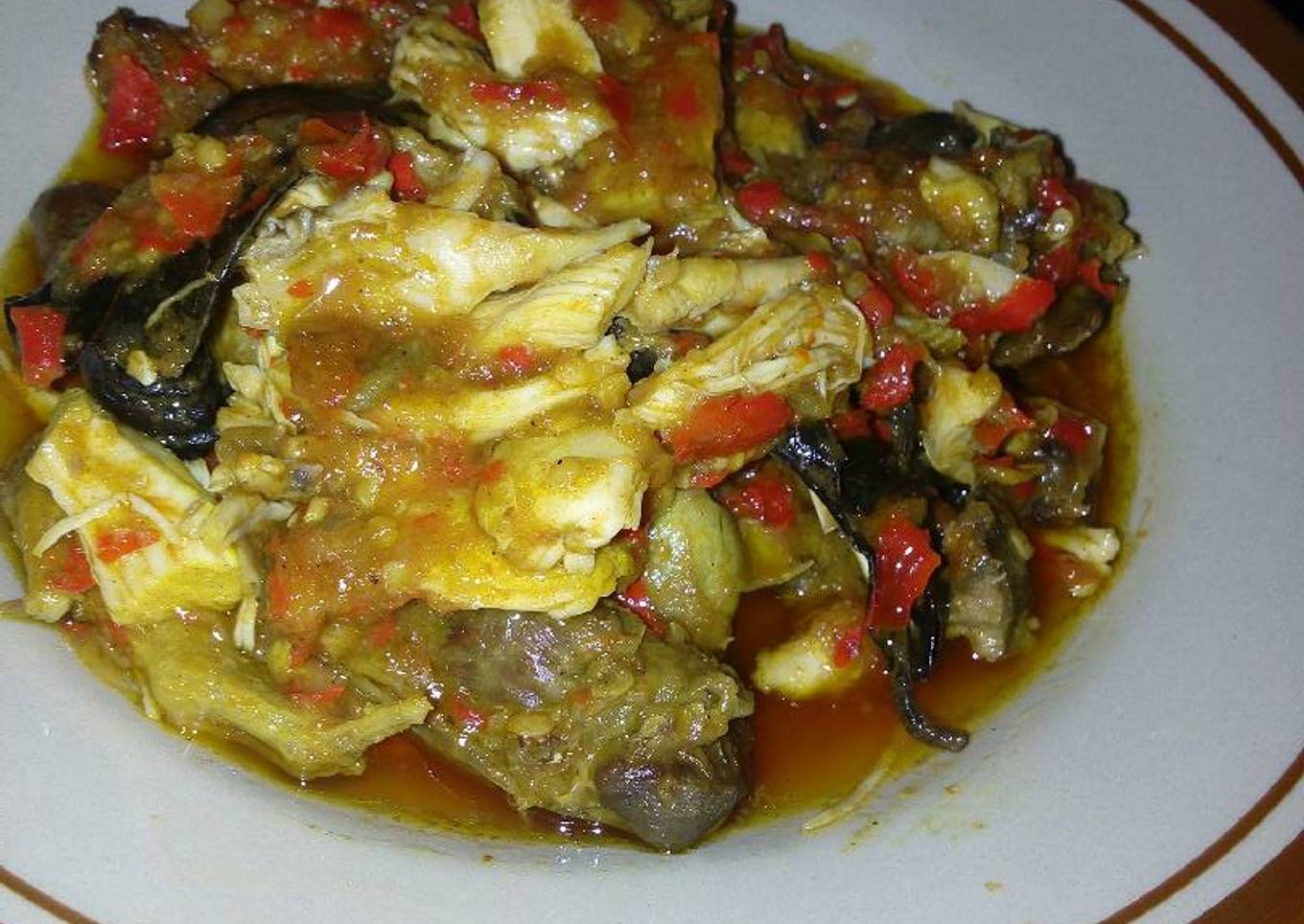 Ayam suir rica-rica