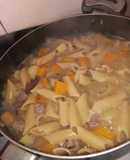 Guiso con sobras de asado