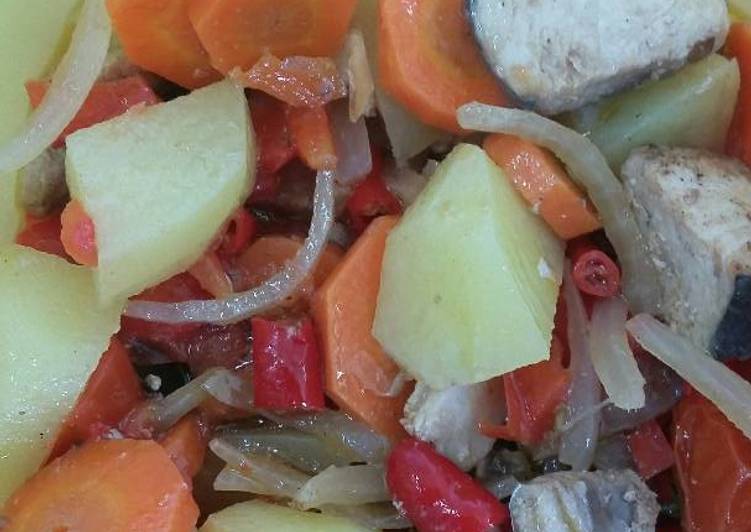 Resep Tongkol Tumis Paprika Anti Gagal