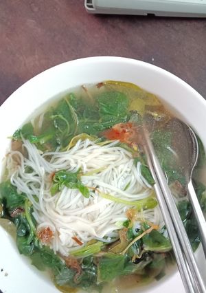 Hình của món Hủ tiếu hành phi công thức của Anna.