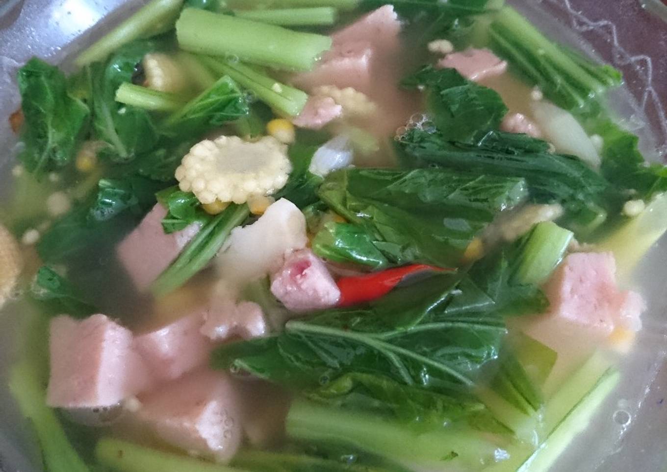 Tumis kuah caisim maling(non halal)