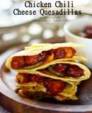 Chicken Chili Cheese Quesadillas