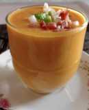 Gazpacho de melocotón