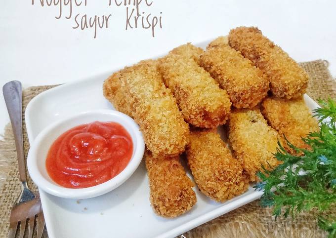 Resep Nugget Tempe Sayur Krispi Oleh Nindaummuzia   Cookpad