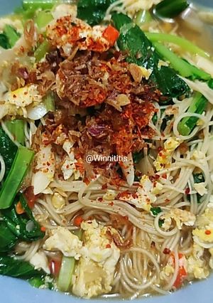 Foto resep Misoa kuah telur
