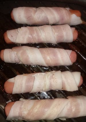 Una foto de Salchichas envueltas en Panceta