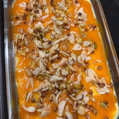 A picture of Mango pudding.