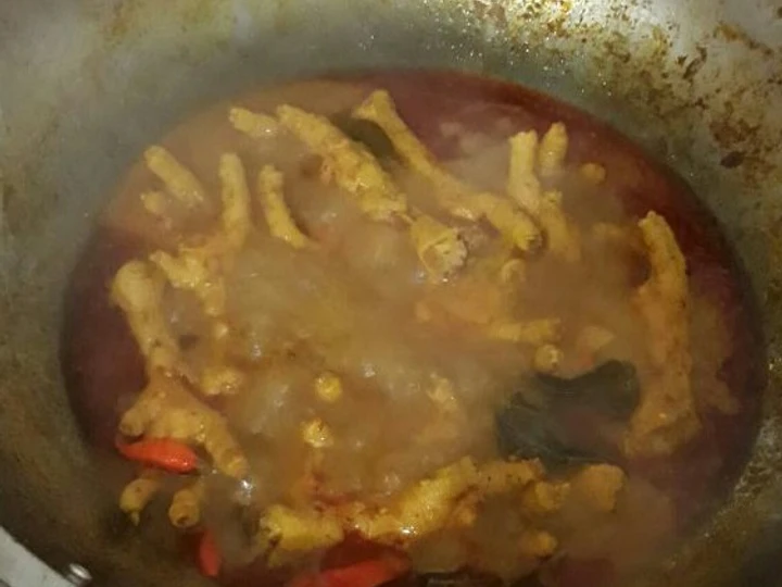 Langkah Gampang Membuat Resep Ceker Kuah Mercon yang Uenak Anti Ribet, Menggugah Selera