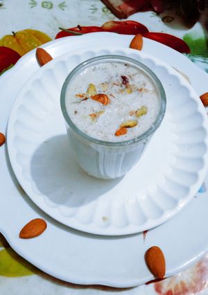 A picture of Powerful nutritious immunity booster desi multivitamin smoothie.