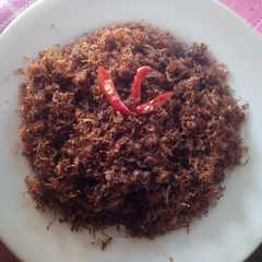 รูปของ Srundeng daging crabfish simple