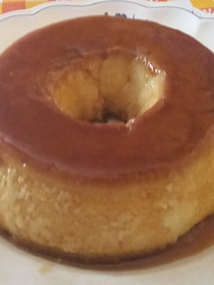 Una foto de Flan de coco