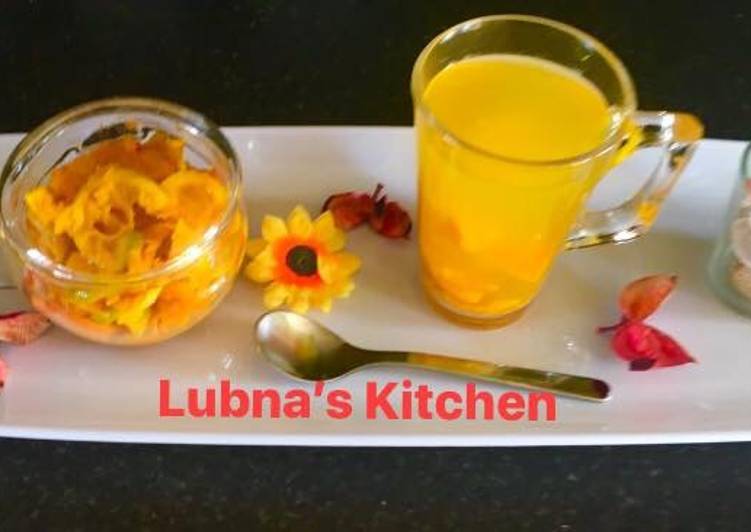Simple Way to Prepare Favorite Orange, Lemon, Ginger, Turmeric &amp; Honey Tea