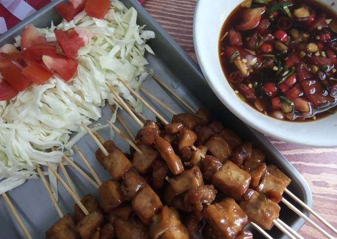 Sate Tahu simple