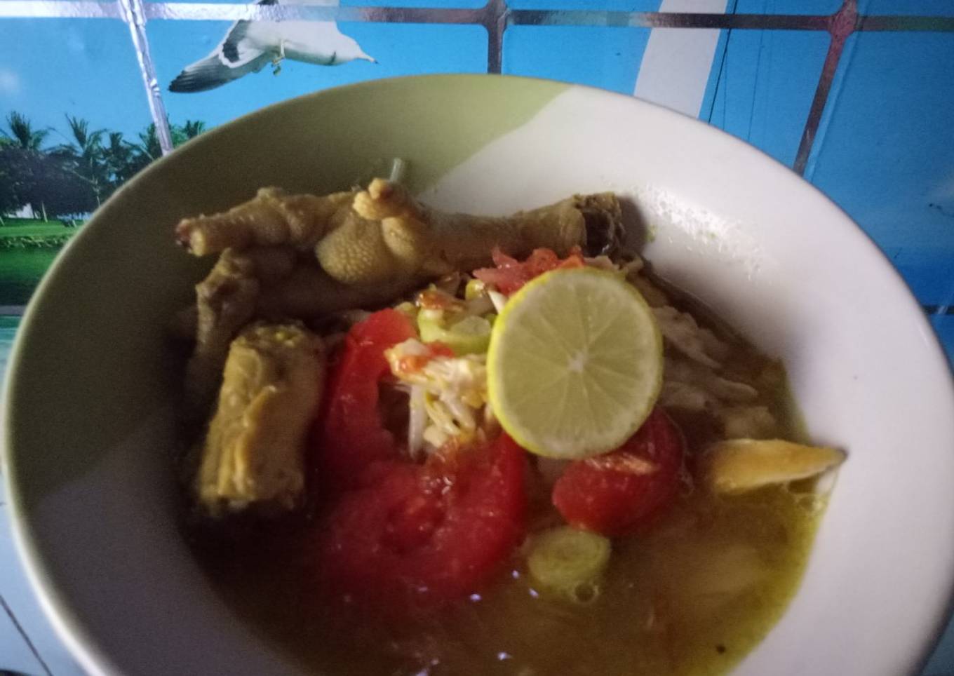 Soto ceker ayam
