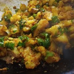 Aloo masala A picture of Aloo masala.