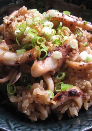 A picture of Squid ‘Okowa’ Glutinous Rice.