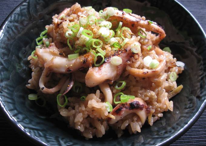 Squid ‘Okowa’ Glutinous Rice