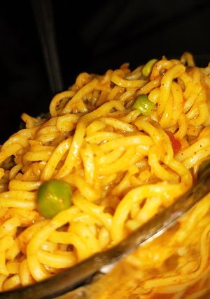 A picture of Masala Maggi.