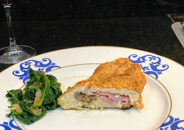 Frango recheado com queijo azul e presunto - Tudogosreceitas