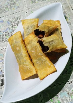 Foto resep Kulit pangsit goreng isi coklat keju