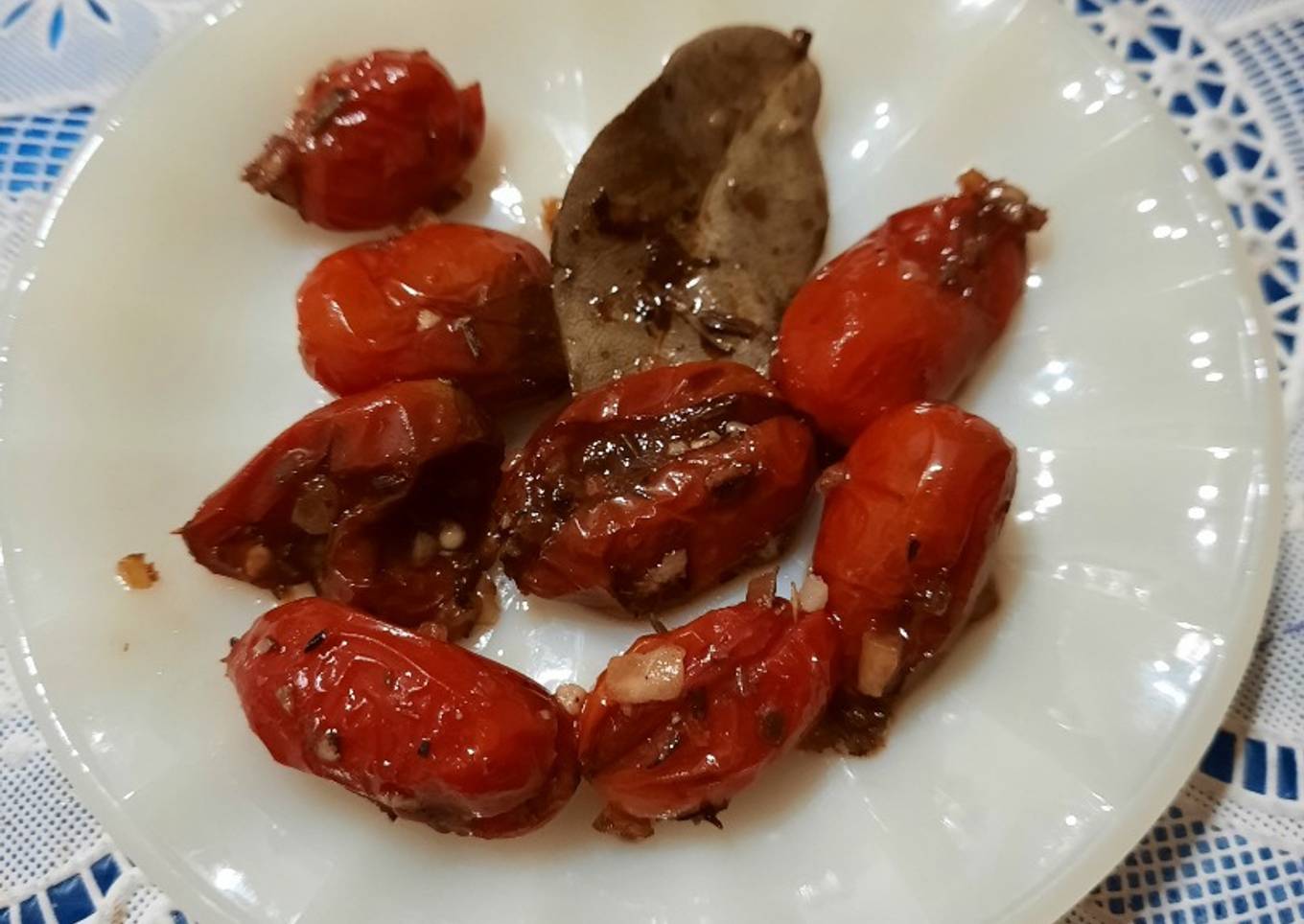 Tomatitos cherry caramelizados