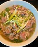 Phở bò tái nước trong
