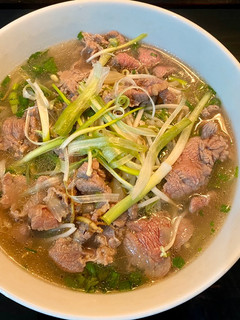 A picture of Hanoi Beef Pho with Clear Broth.