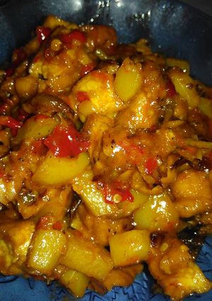 Foto resep Sambal goreng kentang dan tahu
