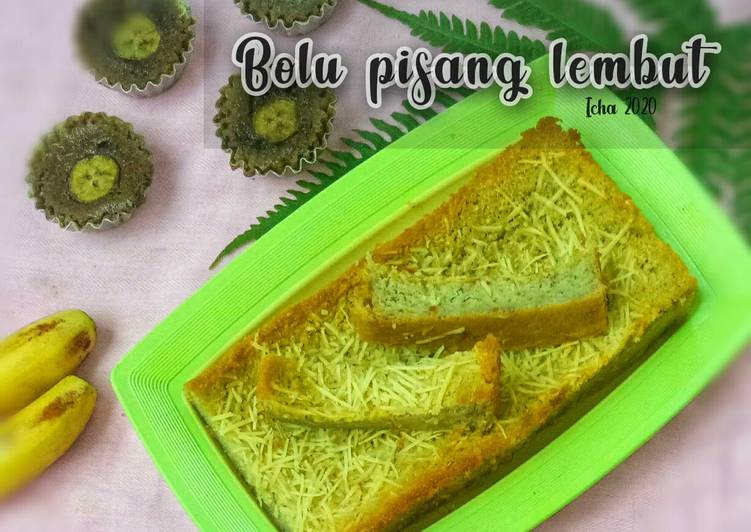 Bolu pisang lembut 2 telur