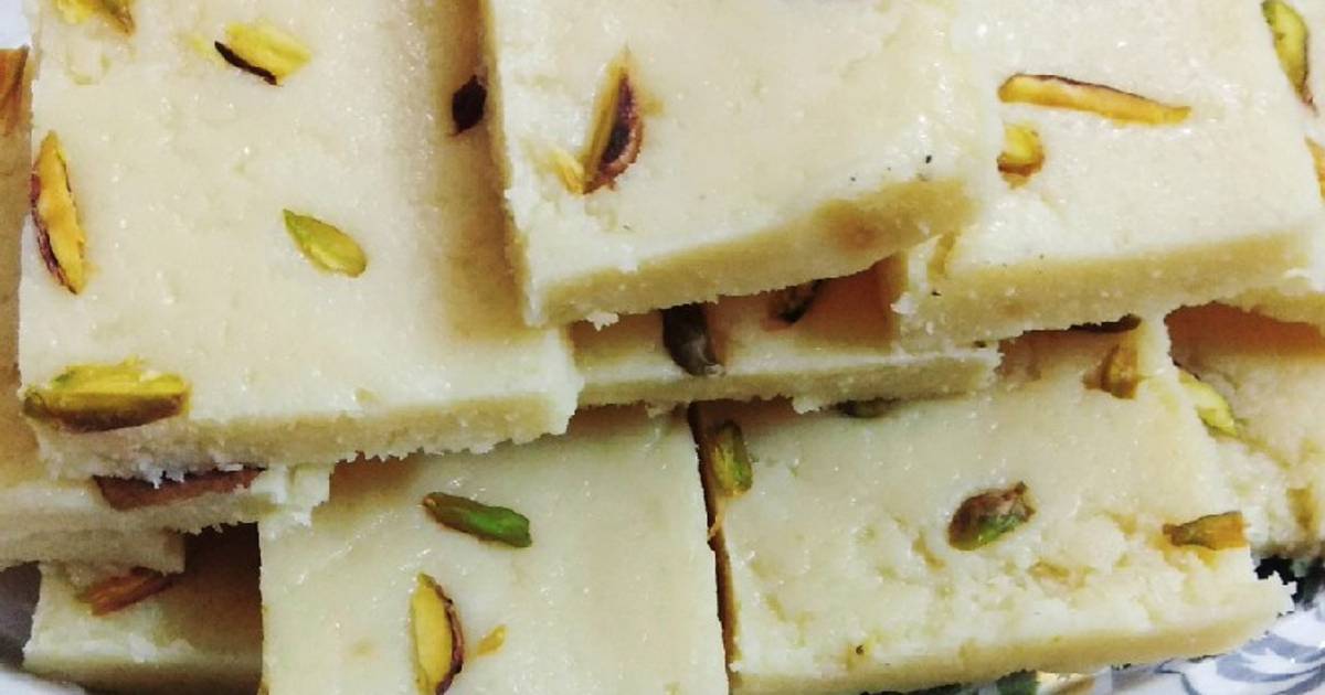Coconut Milk Powder Burfi Recipe By Anu Banderwal Cookpad
