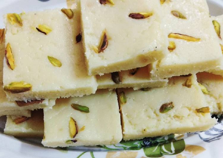 Simple Way to Prepare Award-winning Coconut milk powder burfi