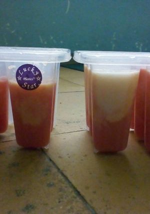 Foto resep Ice fruit milk