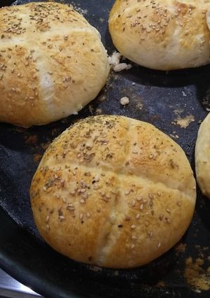 Una foto de Rico pan de hamburguesas