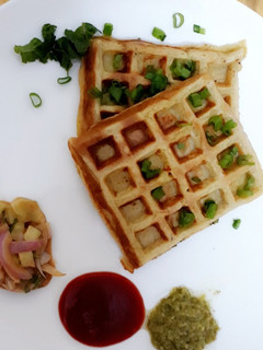 A picture of POTATO WAFFLES #cookwithtehmina.