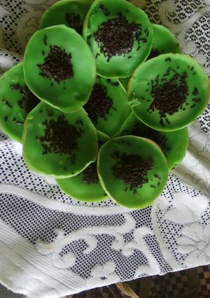 Foto resep Pancake pandan coklat